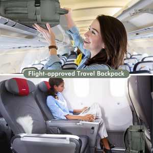 Multifunctional Travel <b>Backpack</b> with USB Charging Port Flight-Approved Design Large Capacity and Comfortable Backing - Product Image 2