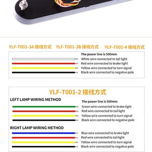 Lampu Sinyal LED 3-in-1 Tahan Air 12V 24V untuk <span class=keywords><strong>Trailer</strong></span> Truk dengan Neon Halo Stop Turn Tail Position Running Light ATV UTV RV Boat - Product Image 5