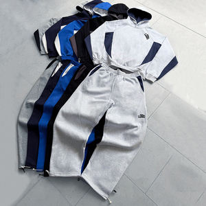 <span class=keywords><strong>Tuta</strong></span> personalizzata 100% cotone felpe con cappuccio oversize pesante pantaloni della <span class=keywords><strong>tuta</strong></span> e felpa con cappuccio <span class=keywords><strong>tuta</strong></span> da uomo Set - Product Image 1