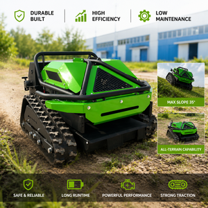 free shipping CE EPA 600mm industrial remote control mower 224cc crawler engine grass <b>cutter</b> slope garden equipment - Product Image 1