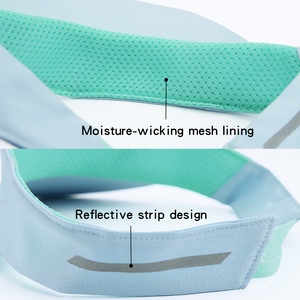 หมวกกันแดดแบบพับได้ ปักโลโก้ได้ ออกแบบเองได้ สำหรับวิ่ง กอล์ฟ สะท้อนแสง ผู้หญิง ผู้ชาย รุ่นใหม่ ดีไซน์เนอร์ ฤดูร้อน ตาข่าย ระบายอากาศ ยืดหยุ่นได้ - Product Image 3