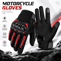 Gants de moto en gros d'usine, gants de conduite antidérapants à doigts complets, OEM