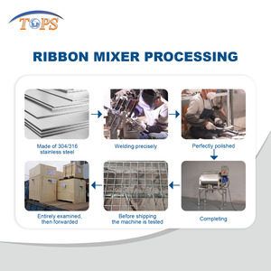 Mezcladora de Cinta de Acero Inoxidable para Condimentos, Especias, Harina y Polvo Seco - Product Image 3