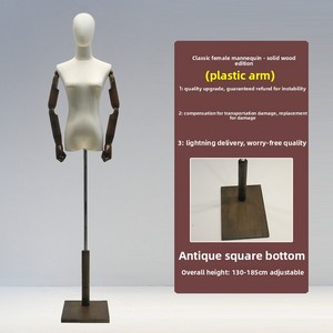 <span class=keywords><strong>Mannequin</strong></span> ajustable pour femme, demi-corps, pour magasin de vêtements, accessoires de vitrine, présentoir de robes de mariée, support de présentation de vêtements - Product Image 6