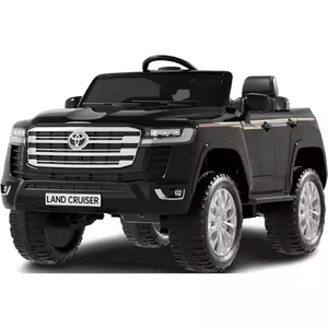 Hochwertiges Lizenziertes Aufsitz-Elektroauto für Kinder im Toyota Land Cruiser Design mit Niedriger Tür, Kunststoff, Direkt ab Werk - Product Image 1