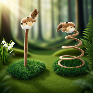 <span class=keywords><strong>Spiral</strong></span> Spring <span class=keywords><strong>Cat</strong></span> Kletter rahmen mit Spielzeug Künstliche simulierte Rasen <span class=keywords><strong>Cat</strong></span> Klettergerüst Kratz baum Möbel - Product Image 1