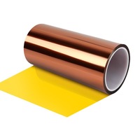 Ruban isolant en film de polyimide ambré avec adhésif en silicone pour la soudure de circuits imprimés et l'électronique