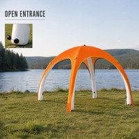 Tente gonflable de luxe pour l'extérieur, pavillon de glamping, abri de camping facile à installer, Baishengtent