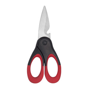 <b>Kitchen</b> <b>Scissors</b> Stainless Steel Sharp Straight Head For Home Use Black And Red Color - Product Image 4