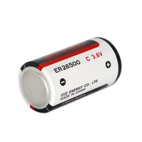 Batterie au lithium chlorure de thionyle ER26650 3,6 V 8500 mAh avec fils et connecteurs pour compteur intelligent, PLC, encodeur servo