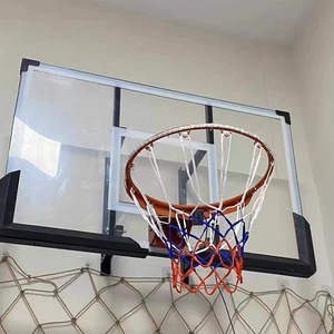 <span class=keywords><strong>Canestro</strong></span> da <span class=keywords><strong>Basket</strong></span> con Tabellone in Vetro per Esterni, Set Completo con Supporto <span class=keywords><strong>a</strong></span> Parete per Interni ed Esterni - Product Image 2