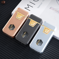 Briquet électronique intelligent à double jet avec capteur vocal, coupe-vent, en métal, haute technologie, design créatif, pour cadeau, vente en gros
