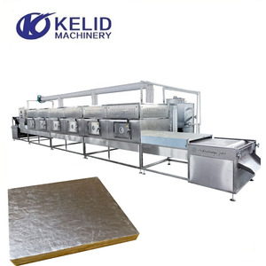Ligne de production industrielle entièrement automatique de fours de séchage à micro-ondes en acier inoxydable pour le traitement des matériaux isolants de sandwichs - Product Image 2