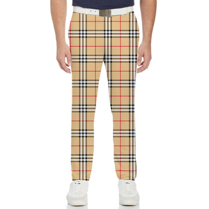 <span class=keywords><strong>Pantaloni</strong></span> da Golf Casual a vita alta da uomo con motivo personalizzato <span class=keywords><strong>pantaloni</strong></span> lunghi Chino <span class=keywords><strong>bianchi</strong></span> con fodera incorporata e stampa bandiera - Product Image 2