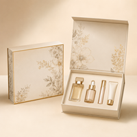 Boîtes cadeaux de luxe personnalisées avec insert, logo magnétique, estampage à chaud, papier parfumé, flacon de parfum 30 50 100 ml, coffret cadeau