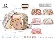 กระเป๋ากล้องคาบิบาลาการ์ตูนแบบสะพายข้างสายปรับได้สำหรับกล้องดีเอสแอลอาร์ เอสแอลอาร์ กล้องมิเรอร์เลสวัสดุสิ่งทอ - Product Image 1