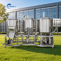 Équipement de brassage de bière artisanale, cuve sous pression en acier inoxydable 500L-3000L, contrôle automatique, multifonctionnel