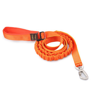 Nylon <b>Pet</b> <b>Leash</b> Adjustable Elastic Large Dog <b>Leash</b> Red Orange Color Durable Tow Rope For Outdoor Walking - Product Image 3