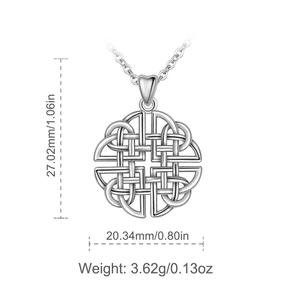 925 mujeres de plata esterlina amor argelino celta irlandés nudo COLLAR COLGANTE - Product Image 5