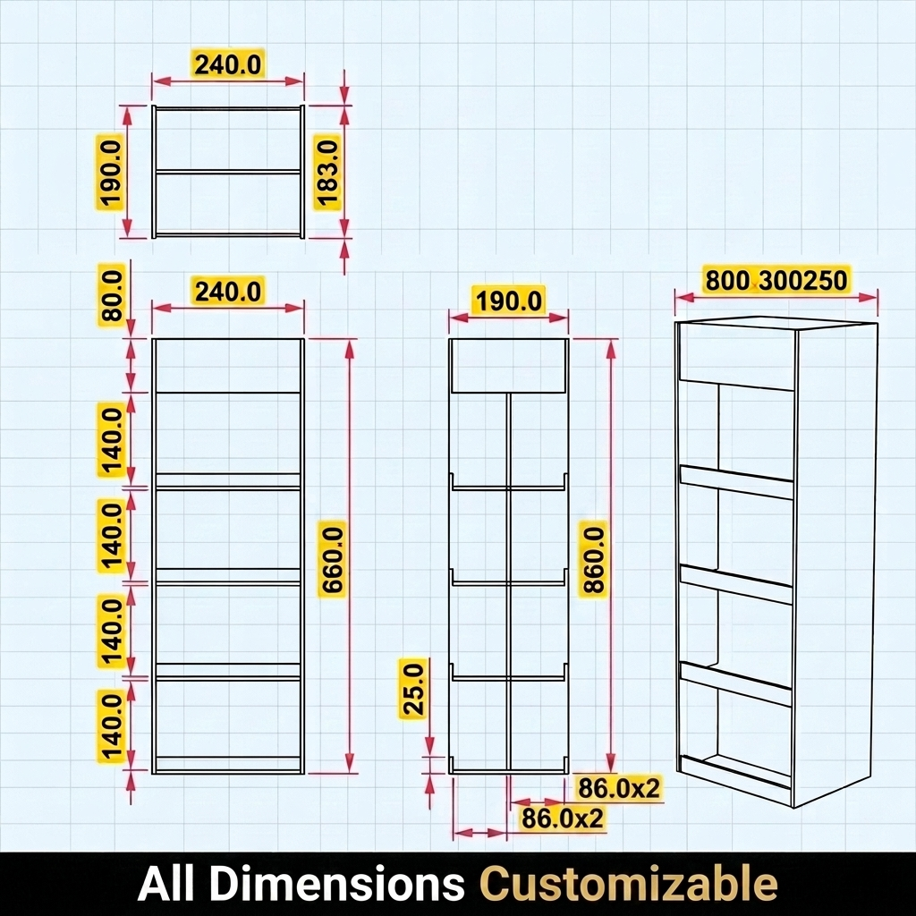 Custom Acrylic Air Freshener Display Stand 4-Tier Countertop Retail Organizer with Full Color Printing — view 4