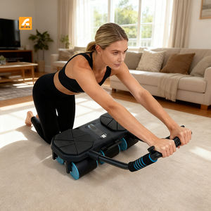 Nuovo Rullo Addominale Multifunzione a 6 Ruote in <span class=keywords><strong>ABS</strong></span> ed EVA per Allenamento Muscolare, Direttamente dalla Fabbrica - Product Image 6