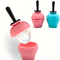 Rouleau de massage réutilisable en silicone 100 % alimentaire pour le visage, moule à glaçons pour affronter les poches sous les yeux, réduire les pores, thérapie par le froid