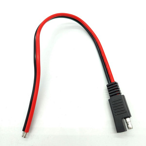 SAEConnector kabel ekstensi baterai otomotif, 2 Pin cepat memutuskan kawat konektor Harness ke kabel konektor harness - Product Image 2