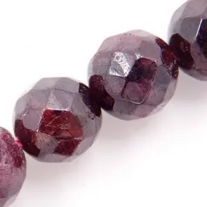 Miçangas de pedra solta facetadas naturais para fabricação de jóias