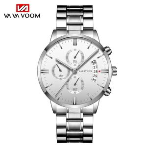OEM ODM Luxury Fashion Sport <b>Men's</b> Business Leisure Quartz <b>Watch</b> Pointer Chronograph Alloy Case Glass Stainless Steel <b>Watch</b> - Product Image 3