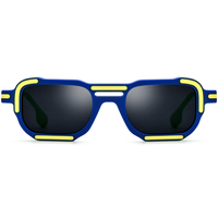 Lunettes de soleil polarisées Borregls en acétate mat, pour hommes et femmes, de marque, design carré, multicolores, effet miroir, 19405T