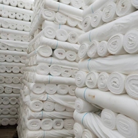 Tissu Pongee 75D 190T 100% Polyester Teint en Croix Imperméable Respirant Léger Doux Infroissable Entoilage