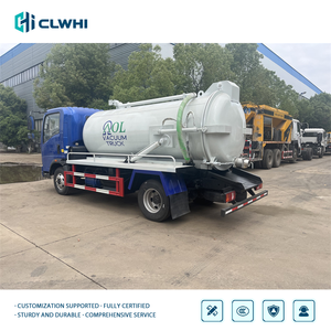 Camión de vacío y chorro para alcantarillado combinado HOWO 5T 4x2, camión pequeño para dragado de alcantarillado y transporte de lodos para servicios municipales - Product Image 6