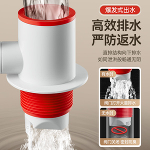 Separador de Agua en Forma de T de Tres Vías para Lavadora con Junta Antiolores para Lavabo y Piscina, Diseño Moderno y Simple - Product Image 5
