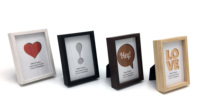 Versatile Scatola Magnetica Espositiva 5,8x8,5cm per Foto Scolastiche, Decorazione Comodino e Davanzale, Cornice Portafoto