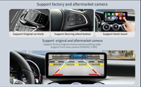 Écran tactile multimédia 12,3'' pour Mercedes Benz NTG5.0 a B E C GLE W167 W212 W246 W205 W176 C117 CarPlay sans fil Android Auto