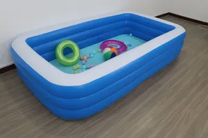 <span class=keywords><strong>Piscina</strong></span> Inflable de PVC <span class=keywords><strong>para</strong></span> Jardín y Patio Trasero, Ideal <span class=keywords><strong>para</strong></span> el Verano y el Descanso Familiar, con Bomba <span class=keywords><strong>para</strong></span> un Fácil Desmontaje - Product Image 4