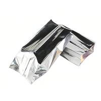 Sacs à soufflets latéraux en aluminium personnalisés OEM, sachets en plastique à fond plat thermoscellables pour l'emballage du thé, du café et des aliments