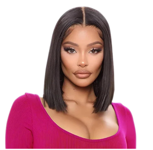 Parrucca da Bob <span class=keywords><strong>di</strong></span> colore naturale dritto vietnamita <span class=keywords><strong>di</strong></span> tendenza calda realizzata con parrucca anteriore in pizzo per <span class=keywords><strong>capelli</strong></span> umani - Product Image 1