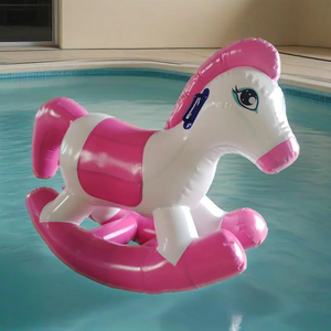 Caballo Inflable para Niños, Juguete para Jugar <span class=keywords><strong>en</strong></span> el Agua al Aire Libre y Juego de Equitación Deportiva, Material de Vinilo/PVC, Capacidad de 100-500 kg - Product Image 2