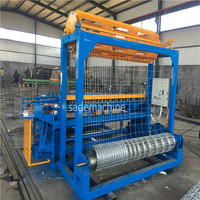 Machine de clôture de champ de ferme entièrement automatique pour cages à bétail de prairie-Machine de fabrication de treillis métallique à haute efficacité
