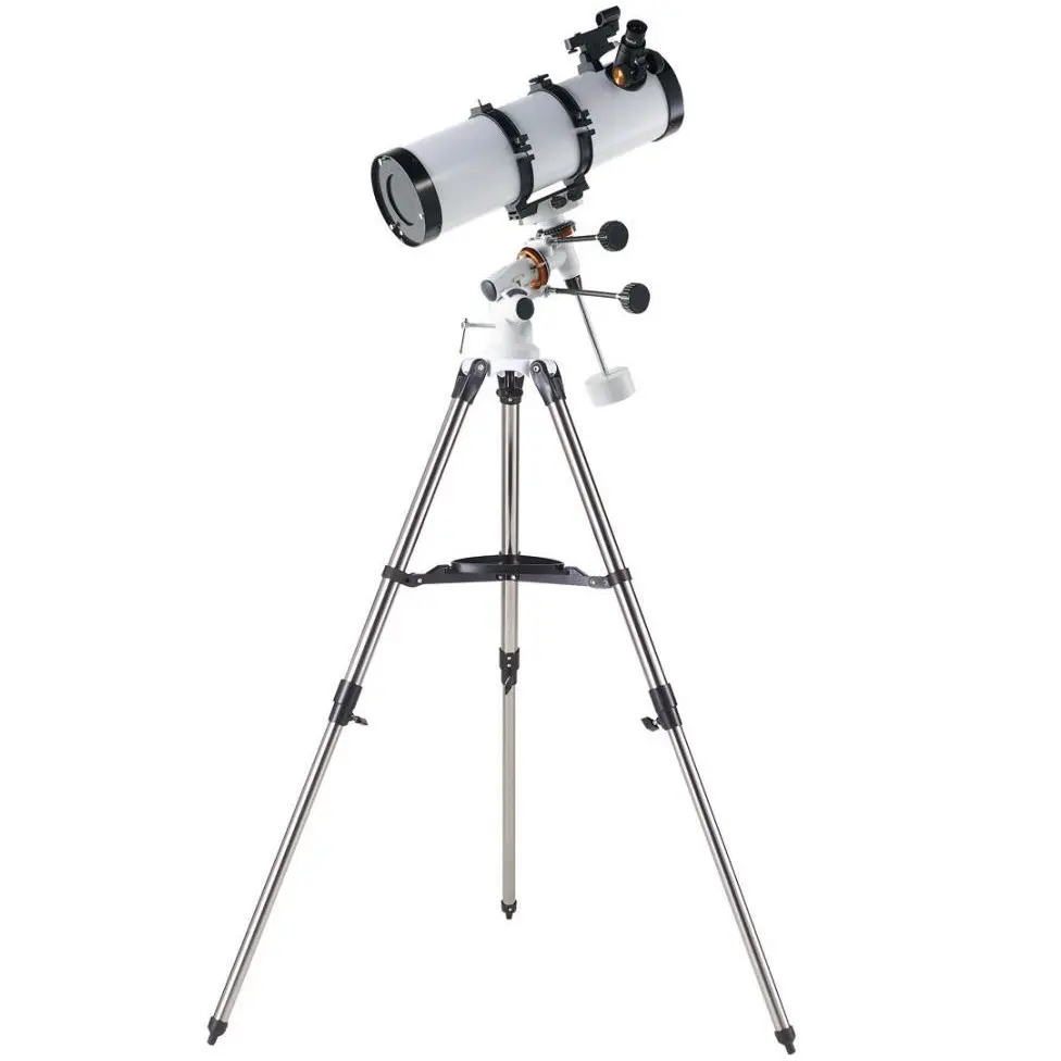 Amazon grande telescópio refletor newtonian de 130mm, telescópio iphone/android compatível com 130650 perfeito para iniciantes
