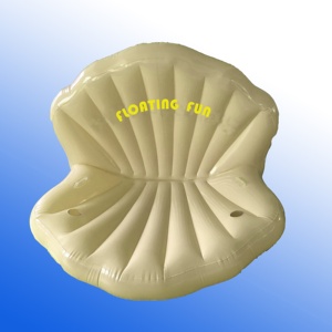 Benutzer definierte Wasserpark spielen Freizeit bett Kreatives Design PVC aufblasbare <span class=keywords><strong>Shell</strong></span> Floating Row - Product Image 4