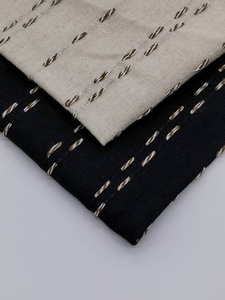 Nuevo diseño de alta calidad 15% Lino 5% algodón 80% adhesivo verticalmente entretejido transpirable tejido mezclado - Product Image 4