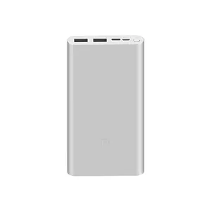 الأصلي Xiaomi Mi قوة البنك 3 10000mAh 2 USB الناتج يدعم اتجاهين تهمة سريع 18W ماكس Powerbank للهاتف المحمول الذكية