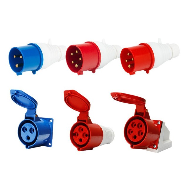 Aviation Plug Male Female Docking Explosion-Proof Industrial Socket IP65 Waterproof 220V Connector Three-Phase Electric 3-Core
