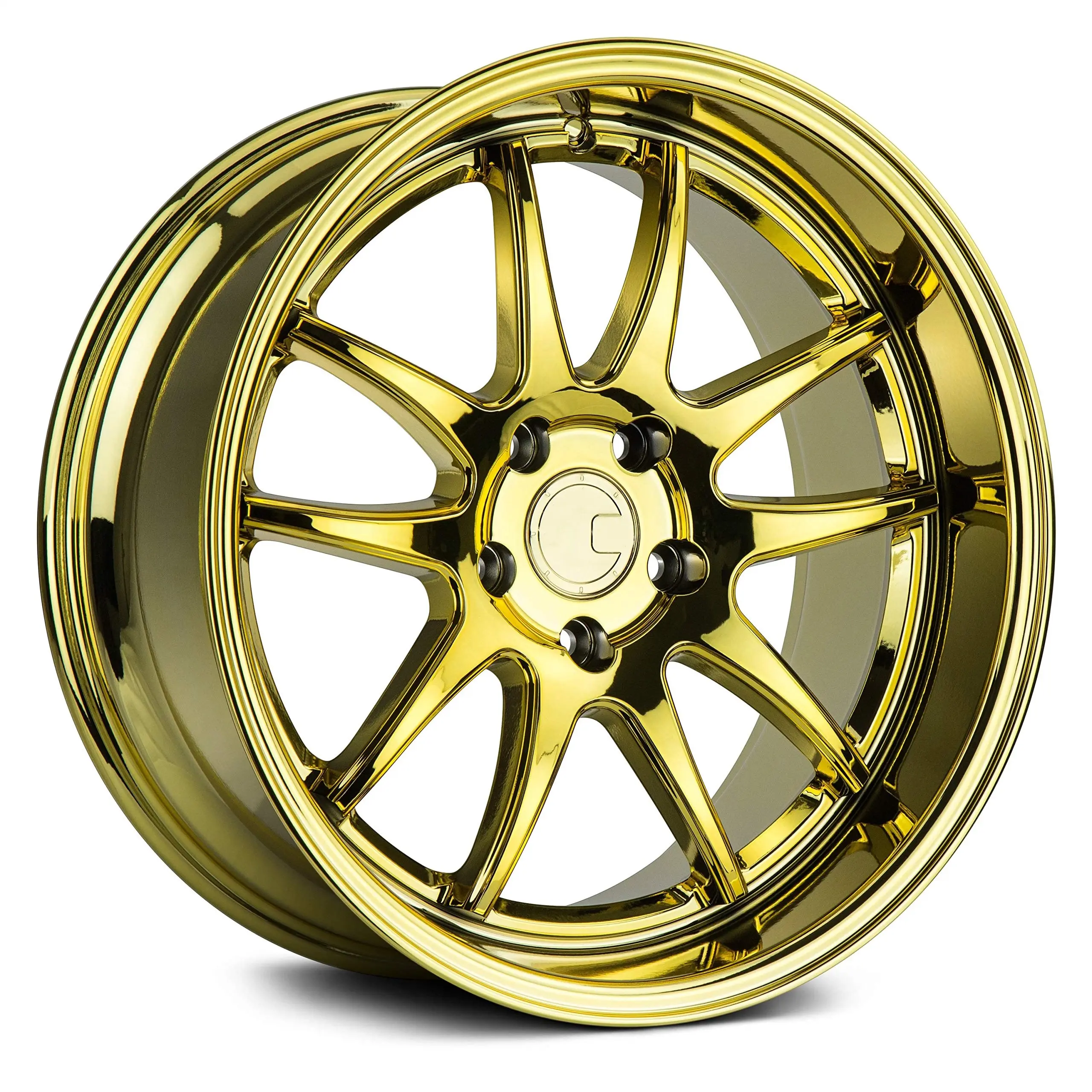 Custom gold colored car alloy aluminum wheels rim forged wheel rims 16 19 20 21 22 Inch 5x130 for car