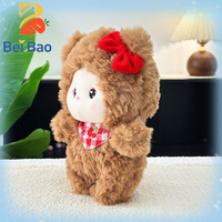 Peluche personnalisée OEM avec logo, jouet en peluche doux, ours en peluche, nouveau design, animaux en peluche de dessin animé en stock pour cadeau unisexe en gros