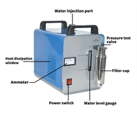 Polisseuse électrique haute puissance H160 artisanat 75l/h Machine de polissage à flamme acrylique pour mot en cristal ou plexiglas facile à utiliser