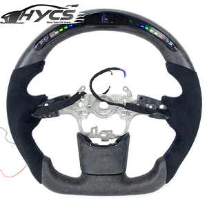 Volante Deportivo Personalizado con Pantalla LED y Cuero de Fibra de Carbono Mate para <span class=keywords><strong>GR</strong></span> <span class=keywords><strong>Yaris</strong></span> 2019-<span class=keywords><strong>2022</strong></span> - Product Image 1