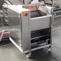 Borstel Groente Wasmachine Gemberschilmachine Aardappel Wortel Groente Wasmachine Schiller Reinigingsmachine